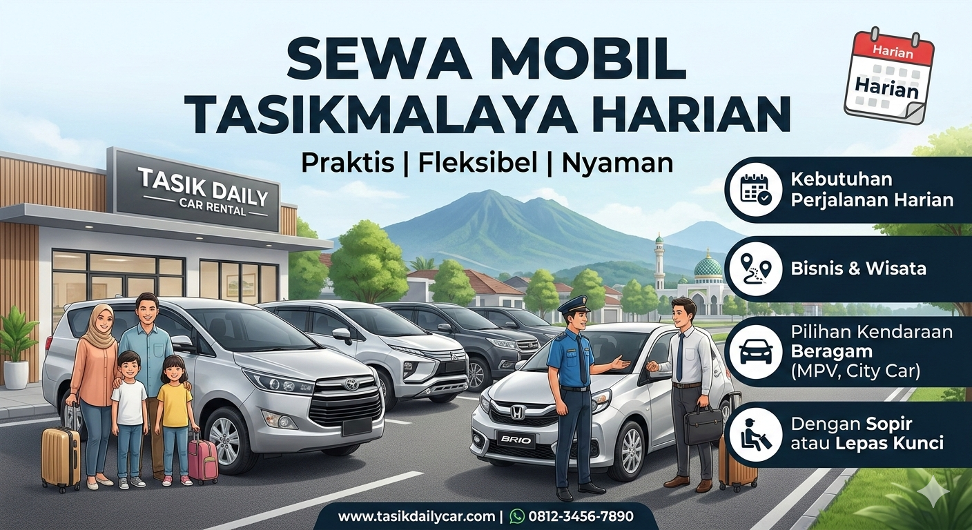 Sewa Mobil Tasikmalaya Harian untuk Kebutuhan Perjalanan Praktis