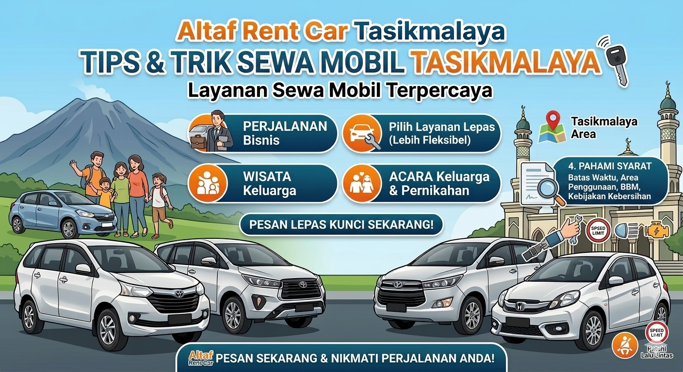 Tips dan Trik Sewa Rental Mobil di Altaf Rent Car Tasikmalaya Agar Perjalanan Lebih Nyaman