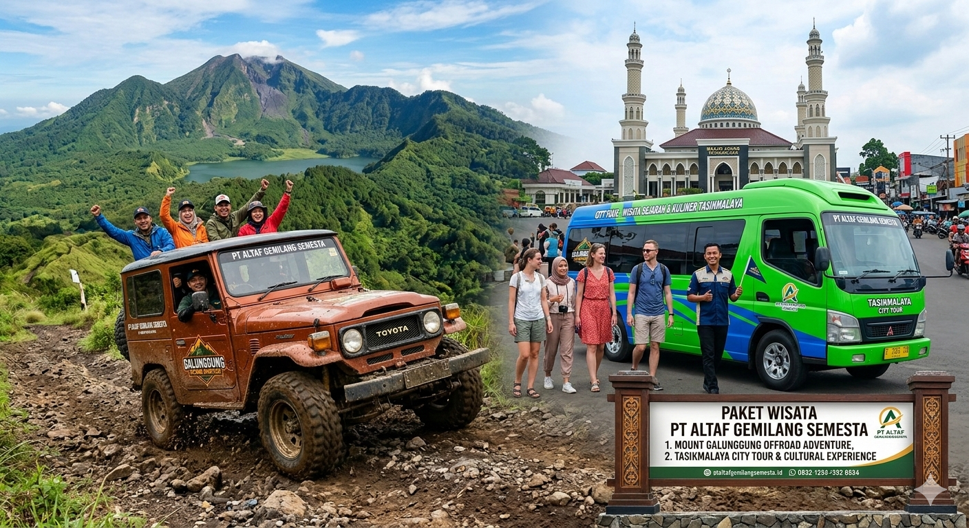 Wisata Jeep Gunung Galunggung